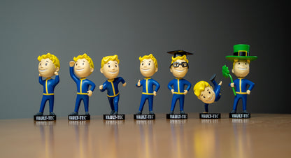 Set of Vault Boy S.P.E.C.I.A.L. Bobbleheads